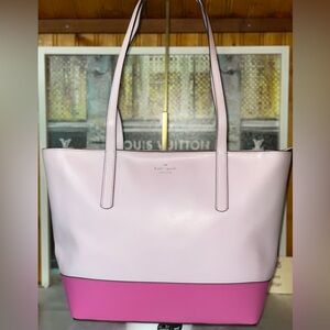 Kate Spade NWT Briel Large Pink Smooth Leather Tote